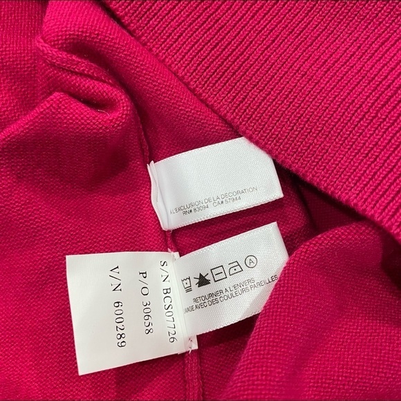 Cutter & Buck Lakemont Classic Fit V-Neck Sweater In Pink Size 3XB/3GT NWOT - Picture 3 of 5